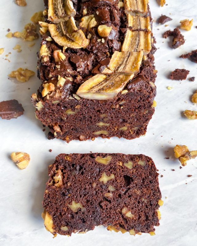 Healthy Brownie Batter Banana Bread (Grain Free, Refined Sugar Free ...