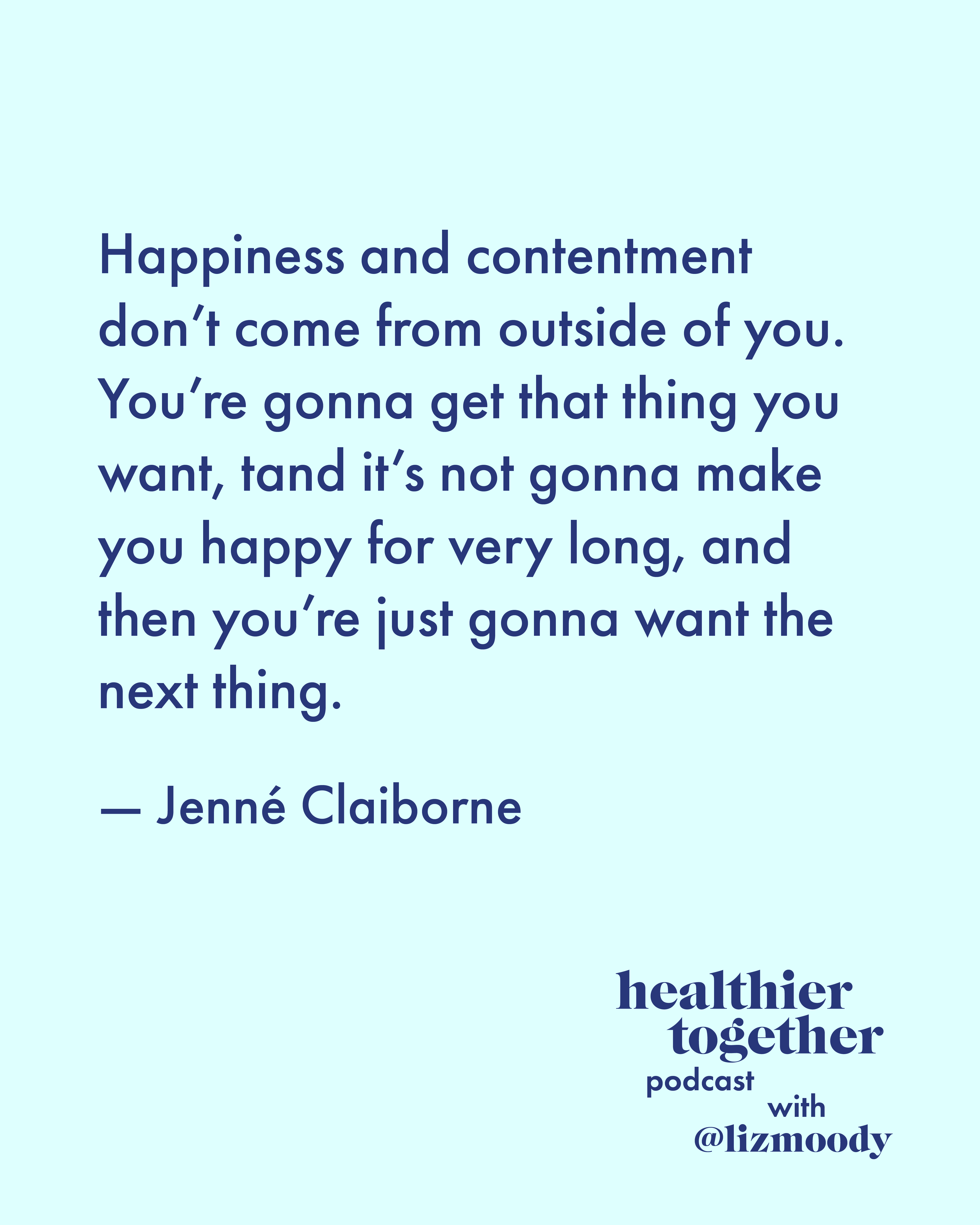 Jenne Claiborne On The Healthier Together Podcast Liz Moody