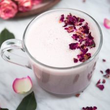 Rose Tea Latte A Soothing Experience - Adriana's Best Recipes